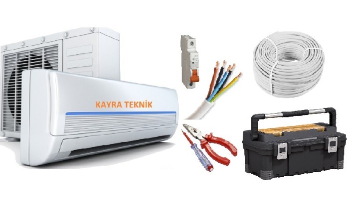 Klima Elektrik Hattı Kablo Çekimi ve Sigorta Bağlantısı
