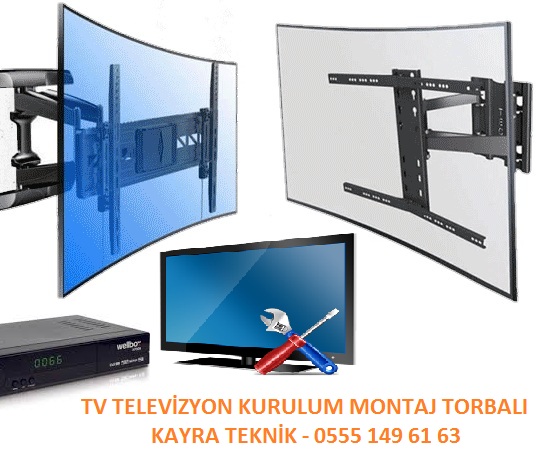 Tv Televizyon Duvara Asma Montaj Torbalı 0555 149 61 63