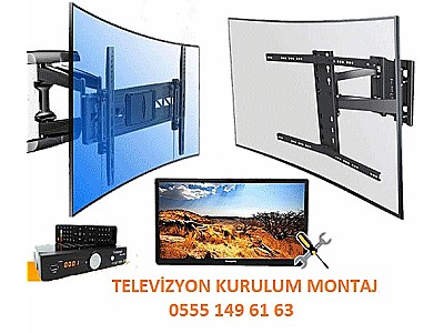 Tv Televizyon Duvara Asma Montaj Ayrancılar 0555 149 61 63