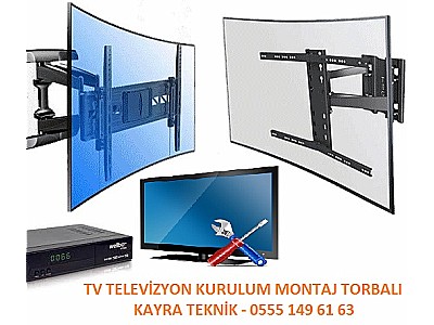 Tv Televizyon Duvara Asma Montaj Torbalı 0555 149 61 63